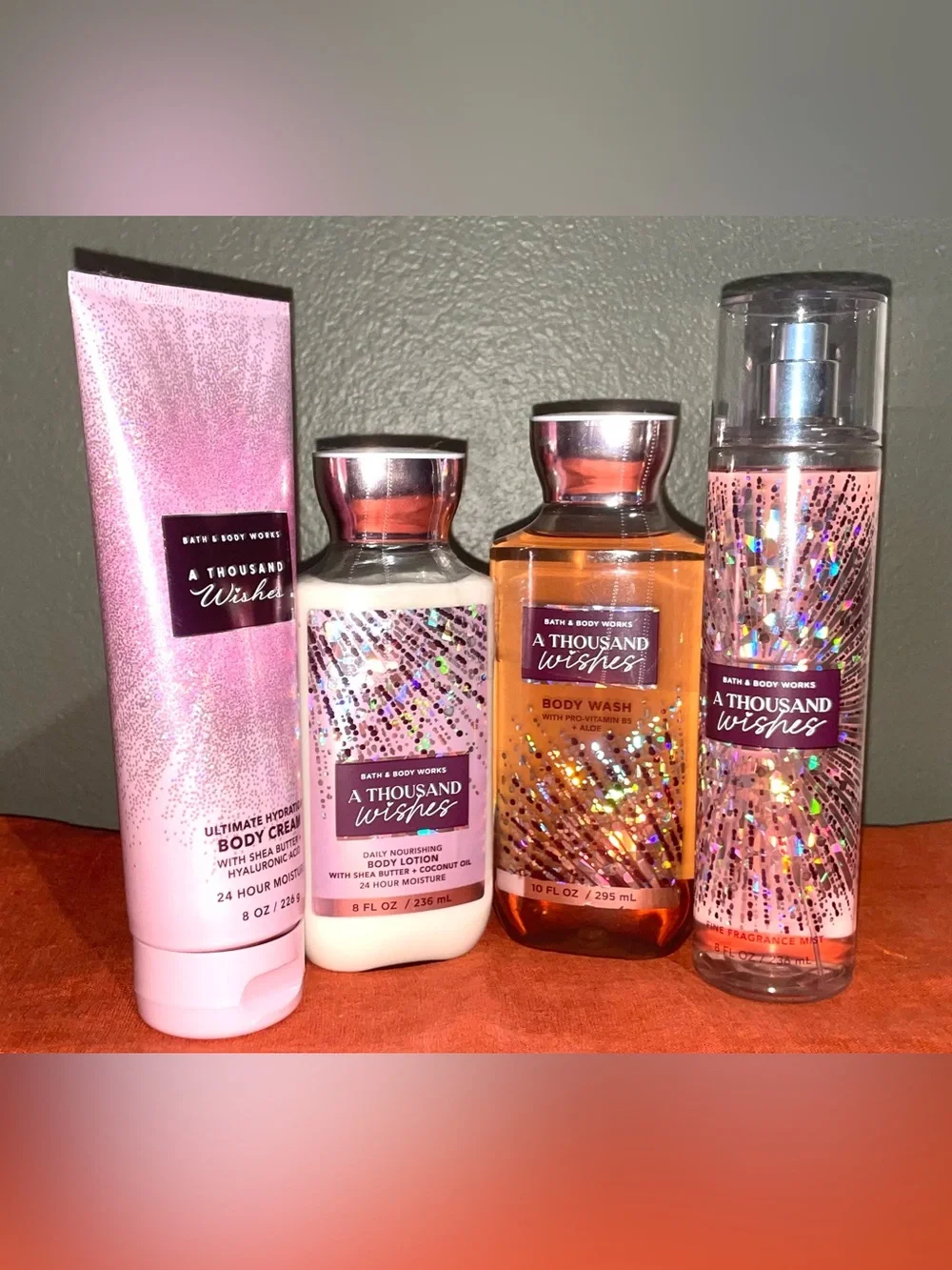 Bath & Body Works A THOUSAND WISHES HUGE 12 PIECE BUNDLE + Reusable Gift Bag